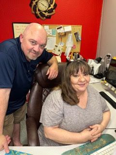 Mike Motz and Barbara Perez (Photo courtesy of Sidney Sun-Telegraph)